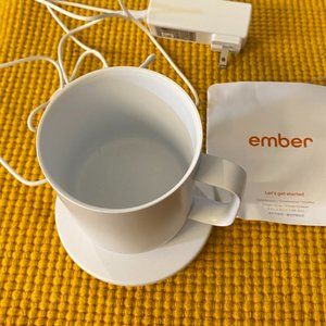White Ember Wave Mug - Keep Your Drink Warm!